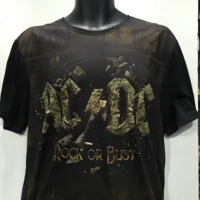 AC/DC  Rock Or Bust Black T Shirt