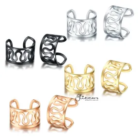 316L Surgical Steel Filigree Ear Cuffs - Non Piercing | Minimalist Ear Cuffs