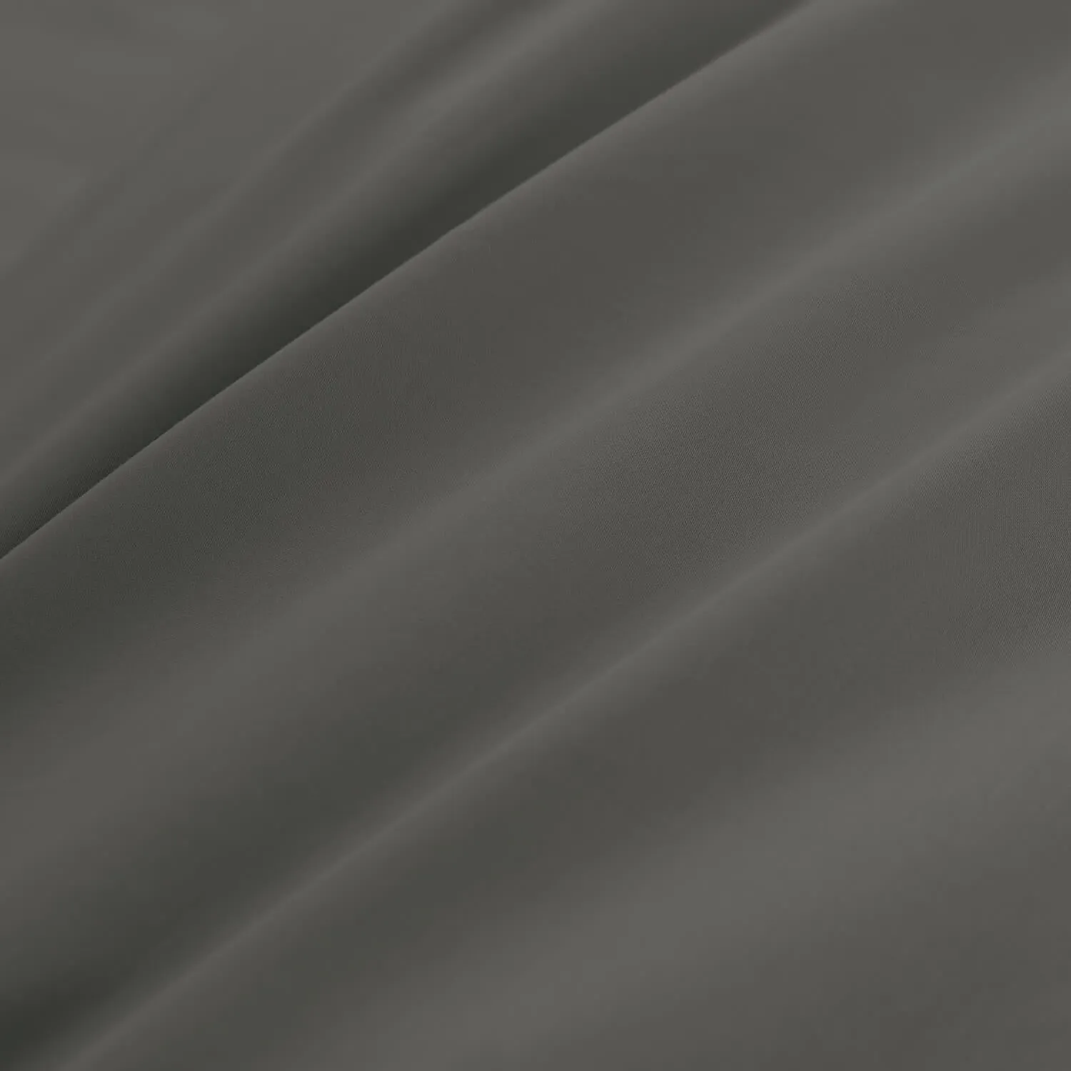 400 Thread Count Sateen Flat Sheet 100% Cotton - Charcoal