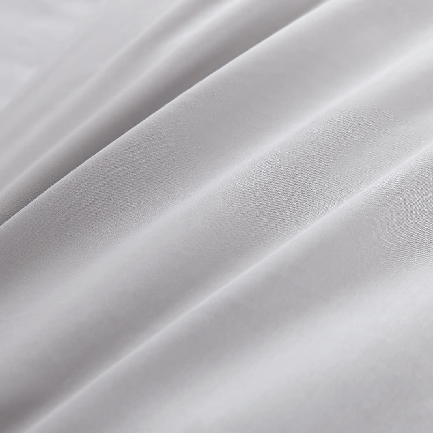 400 Thread Count Sateen Flat Sheet 100% Cotton - Dove Grey