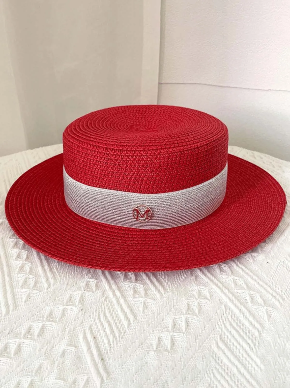 A Touch Of Class Embellished Boater Hat