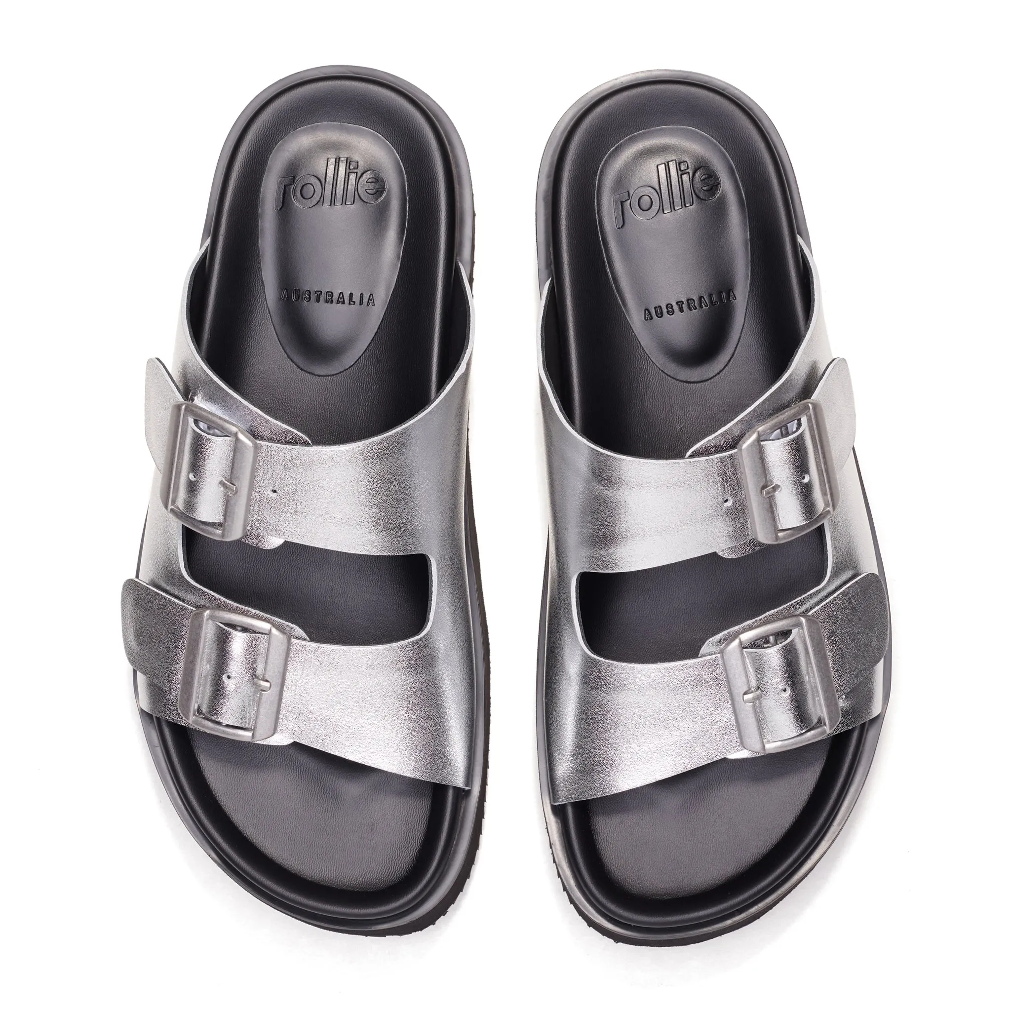 Ace Slide Silver/Black