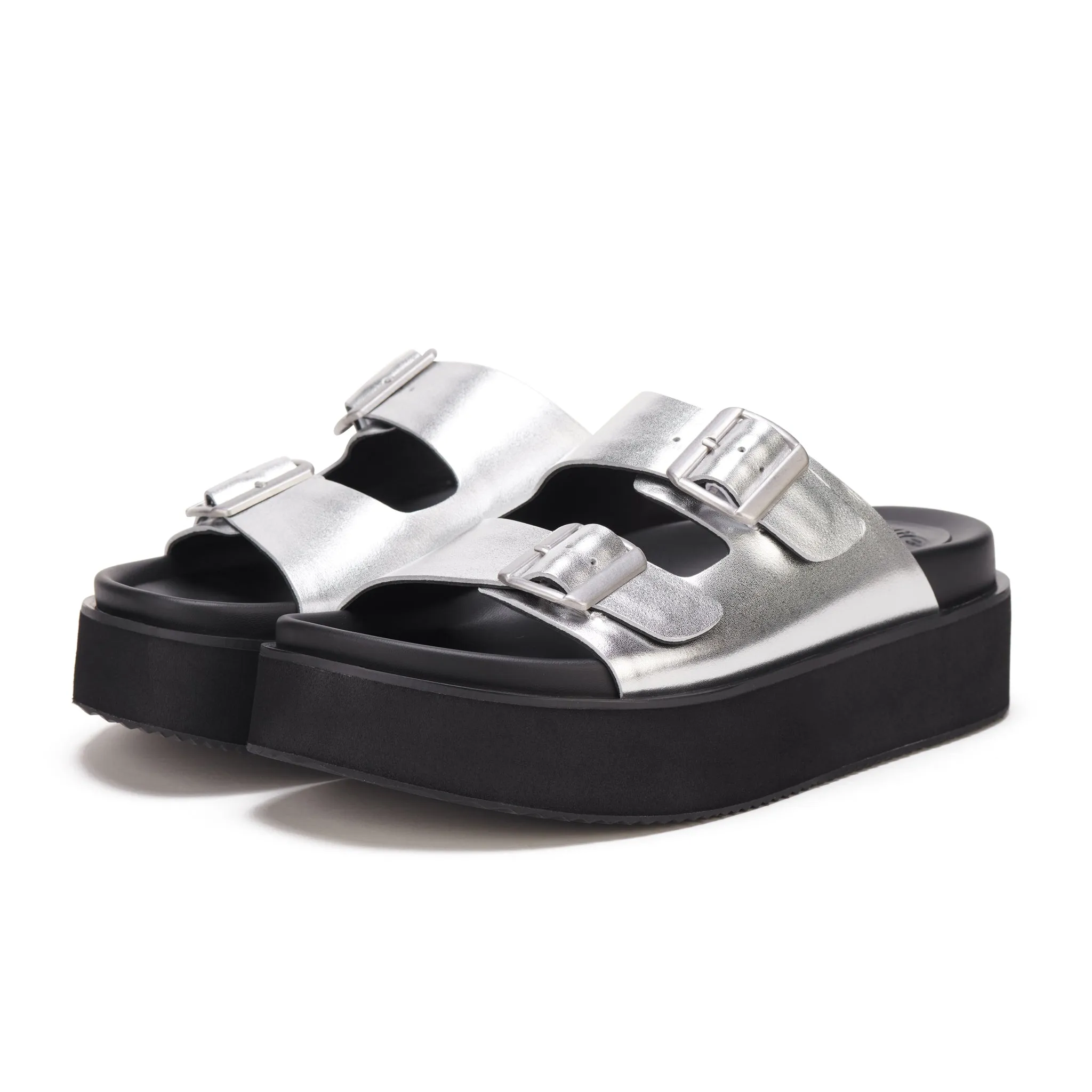 Ace Slide Silver/Black