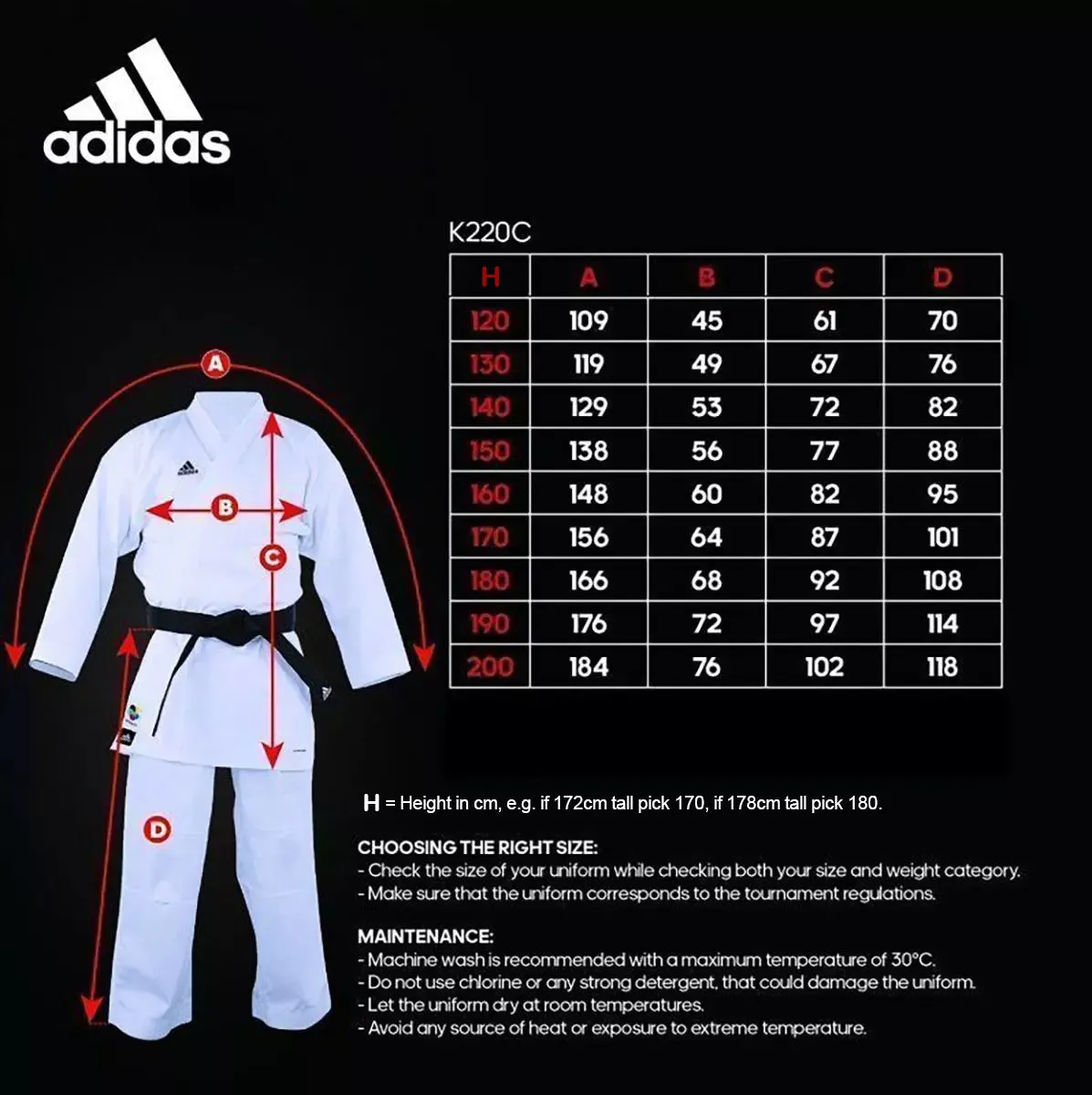 adidas Kids Karate Gi WKF Club Suit 8oz Polycotton White