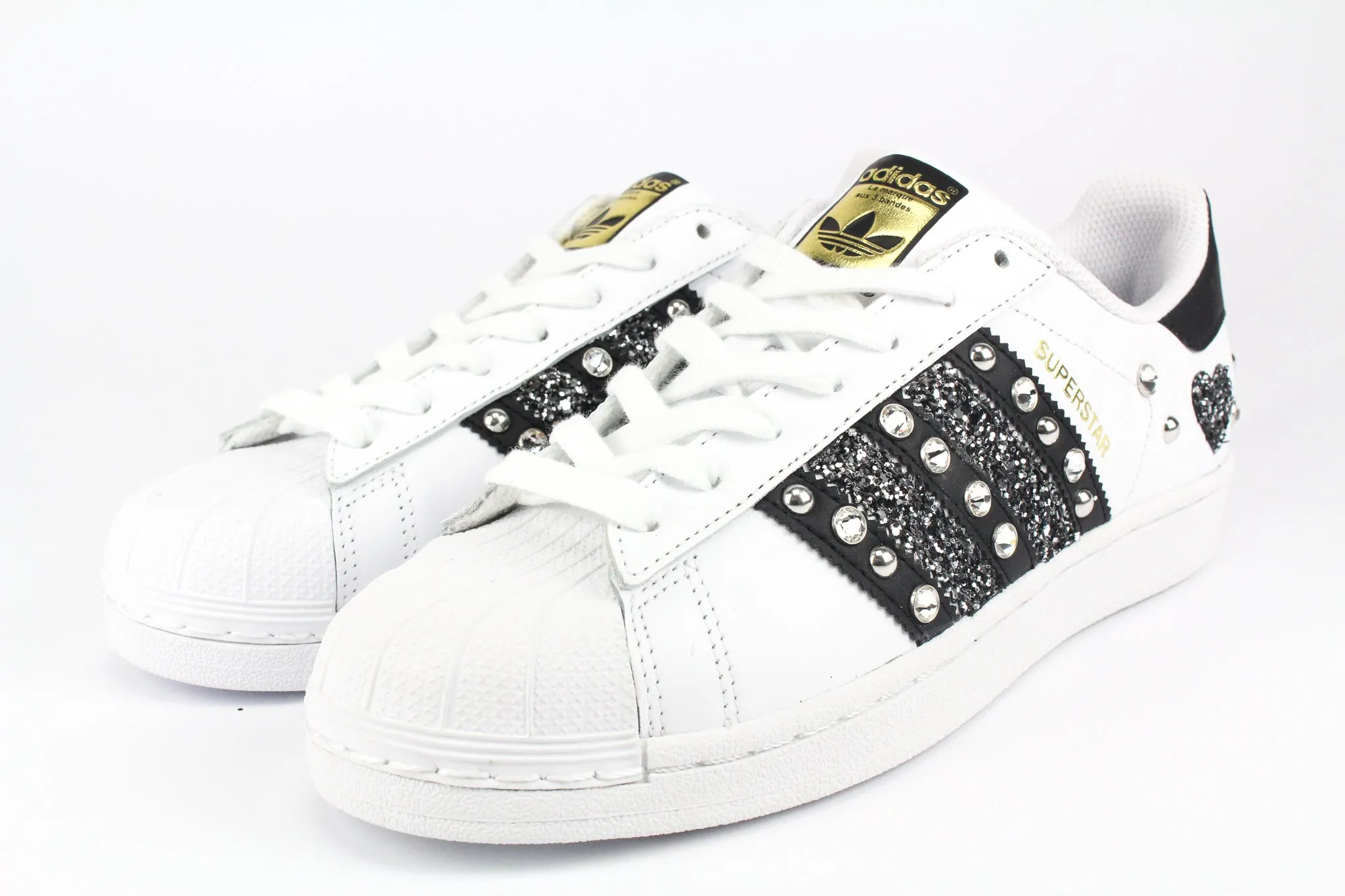 Adidas Superstar Strass Cuore Glitter