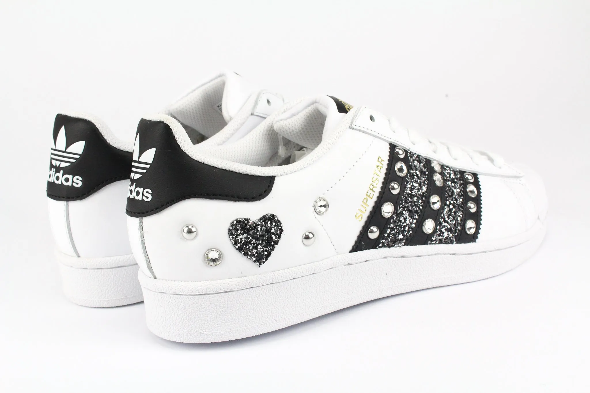 Adidas Superstar Strass Cuore Glitter