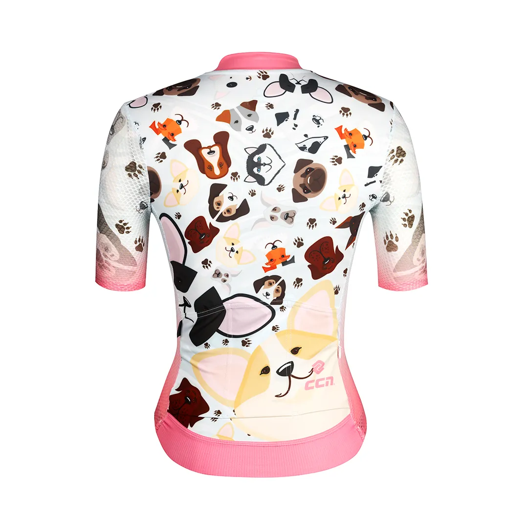 All Days SS Dog pink Women Jersey