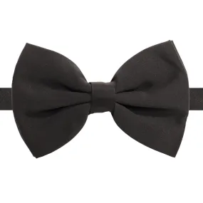 Axis Black Adjustable Satin Bowtie