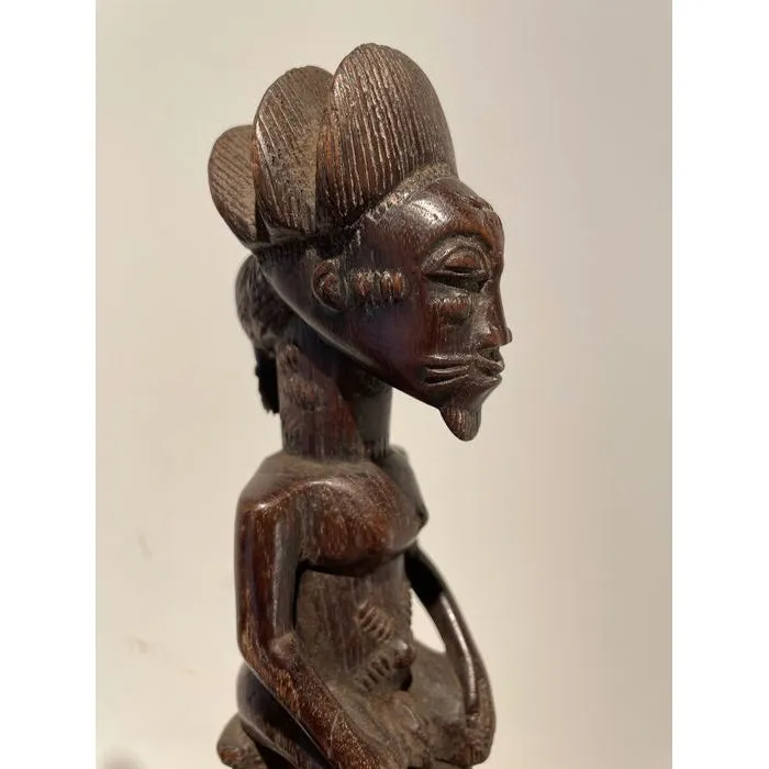 Baule Blolo Asye Usu Divination Figures / Pair , Cte d'Ivoire #883, #884