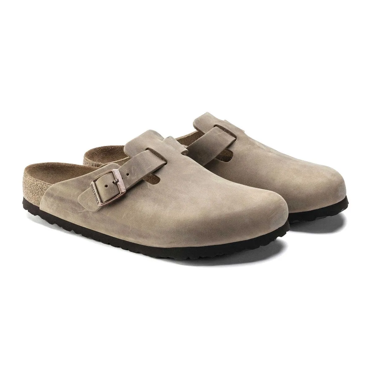 Birkenstock Men's Boston SOFT Footbed Tobacco Oiled