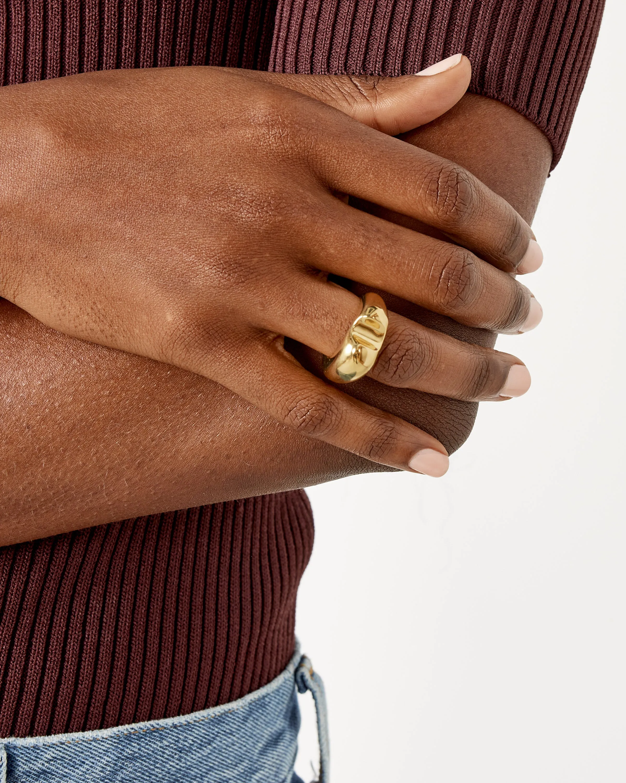 Bite Ring in Brass