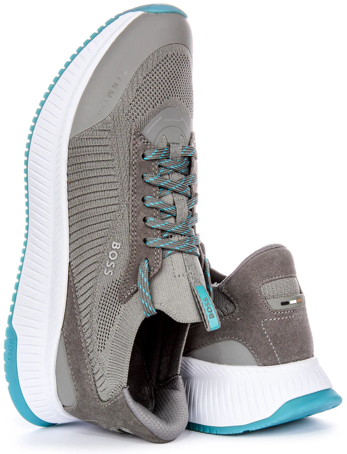 Boss Ttnm Evo Slon In Grey Blue For Men