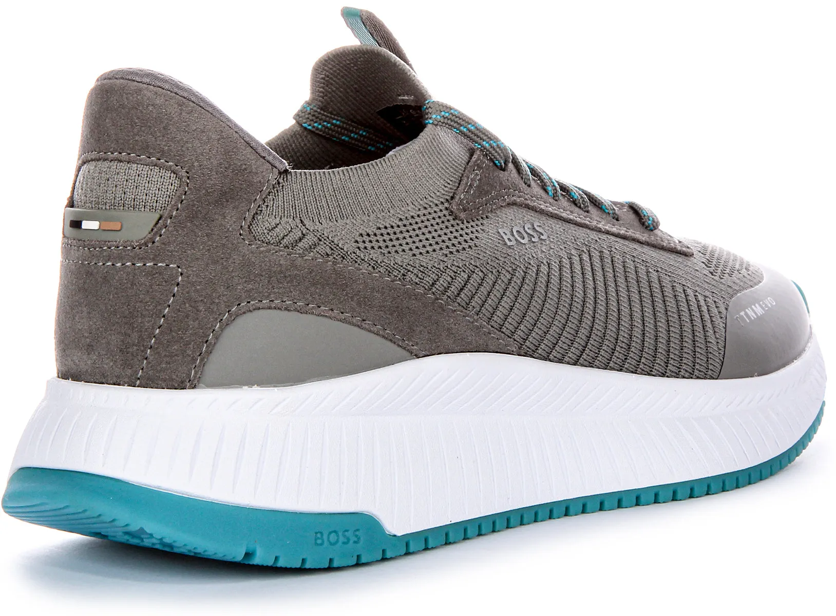 Boss Ttnm Evo Slon In Grey Blue For Men