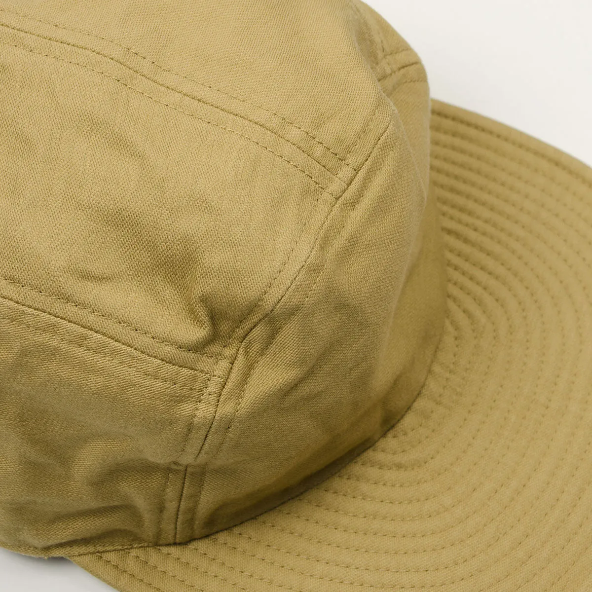 cableami - Baker Back Satin (Sulfit Dye) Soft Bill Cap - Dark Beige