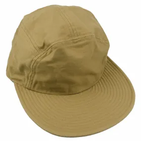 cableami - Baker Back Satin (Sulfit Dye) Soft Bill Cap - Dark Beige