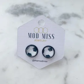 Cam Stud Earring Soccer Ball