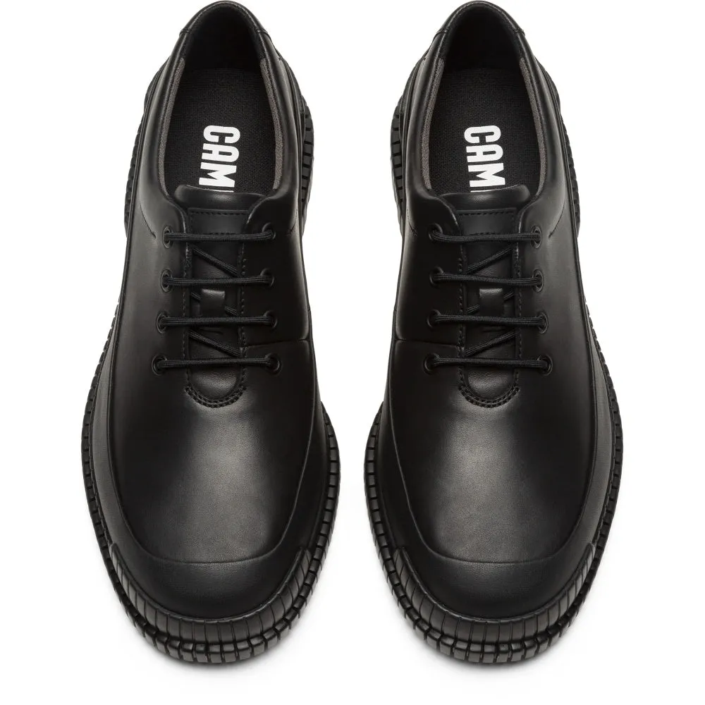    Camper Pix Black leather lace-up shoes