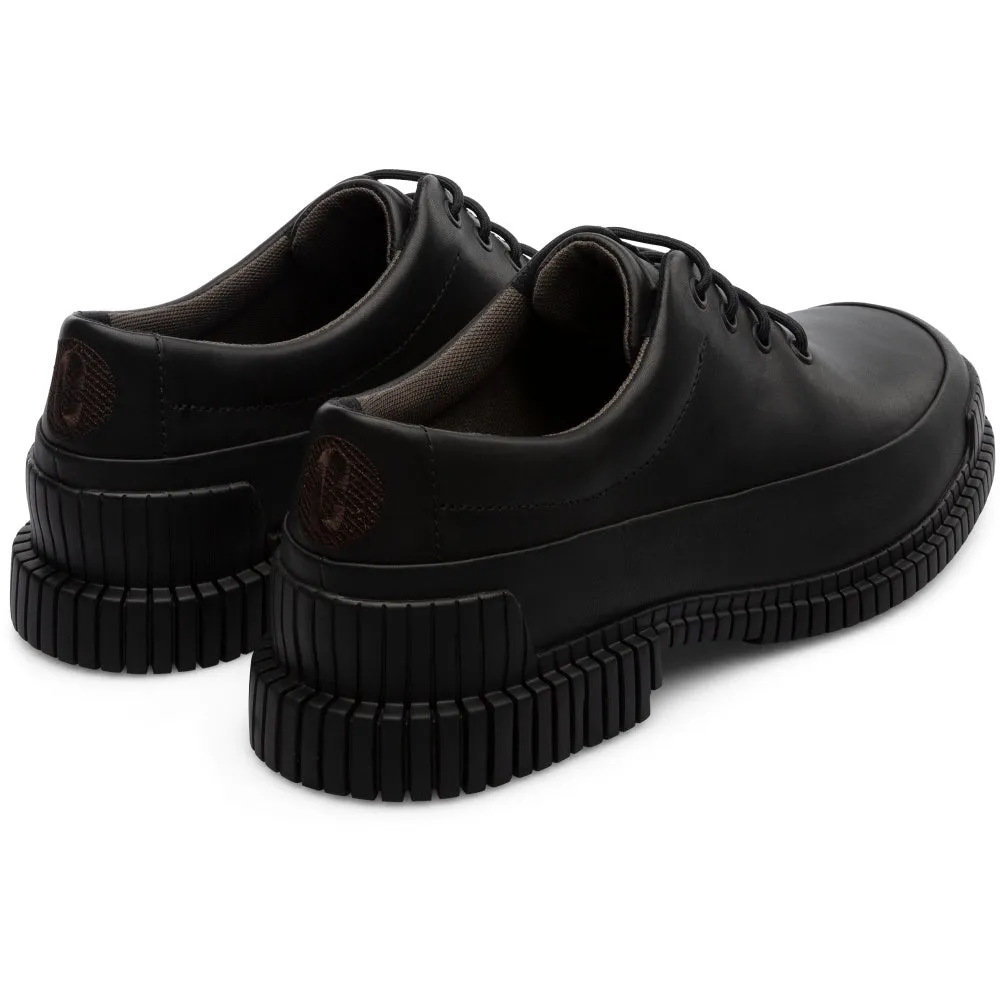    Camper Pix Black leather lace-up shoes