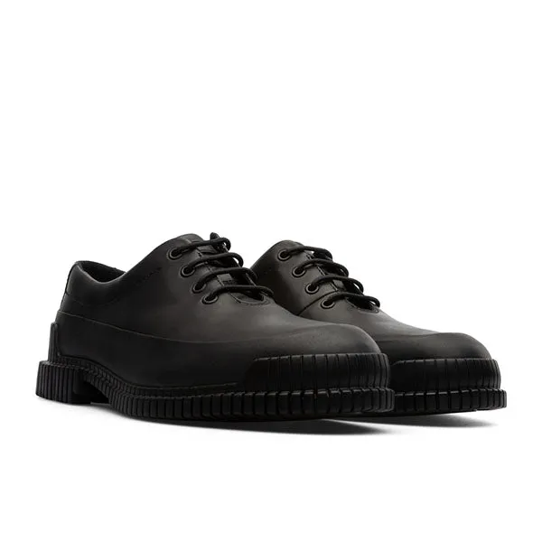    Camper Pix Black leather lace-up shoes