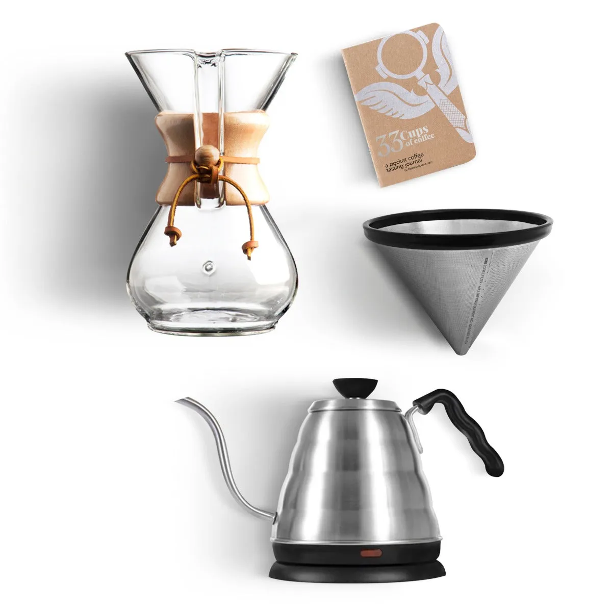 Chemex Coffee Pour Over Pro Kit - 8 Cup