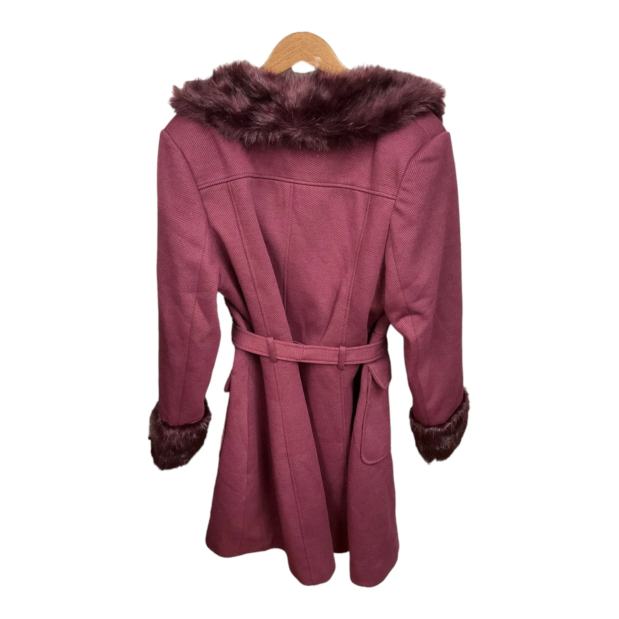 Coat Other By City Chic In Purple, Size: L