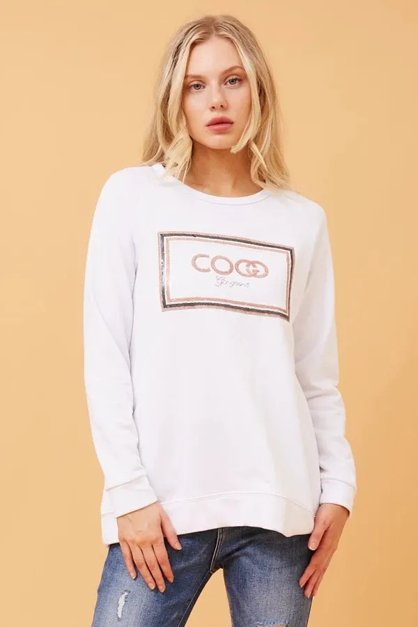 Coco Sweat White