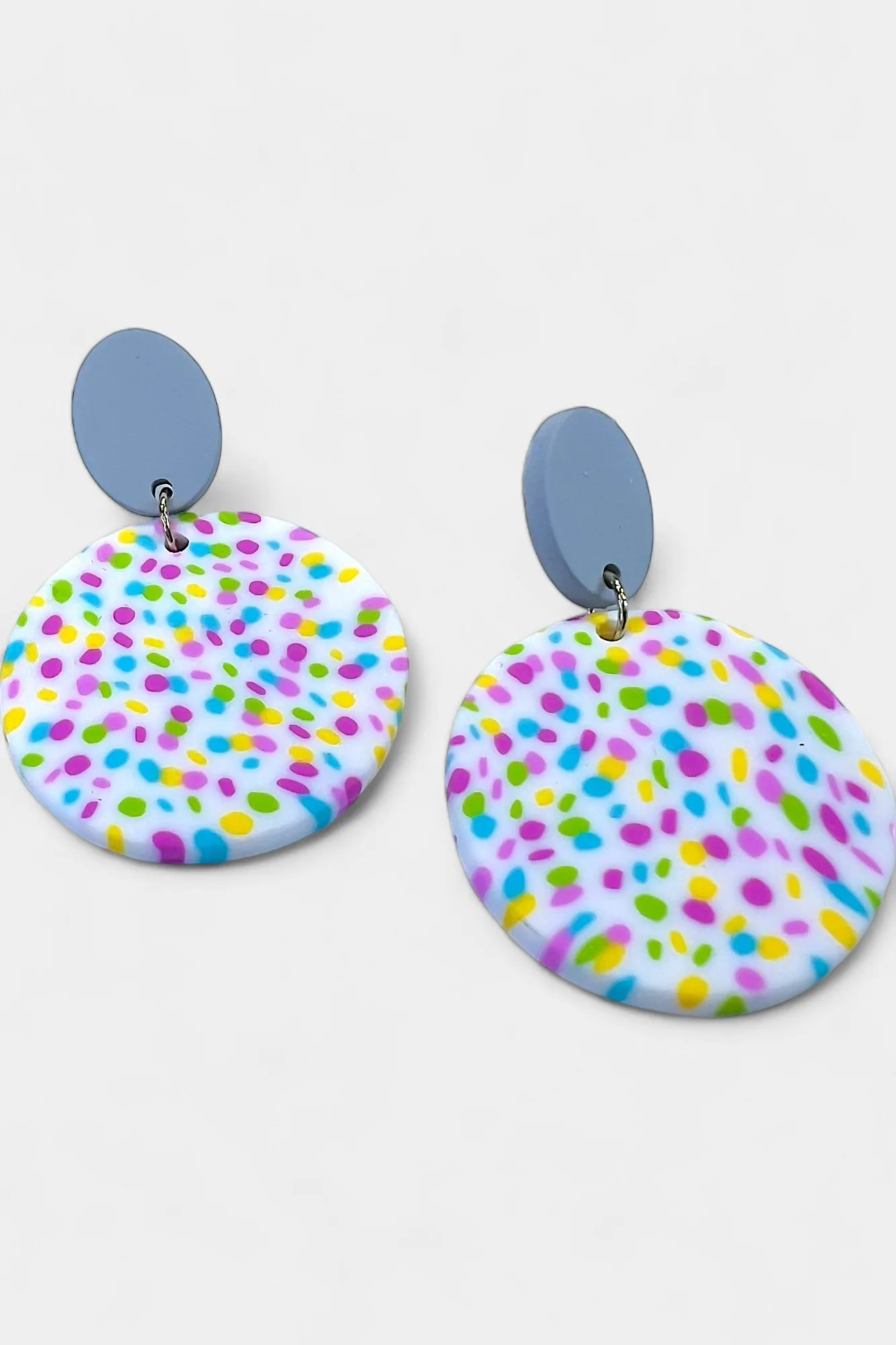 Colorful Speckled Polly Earrings