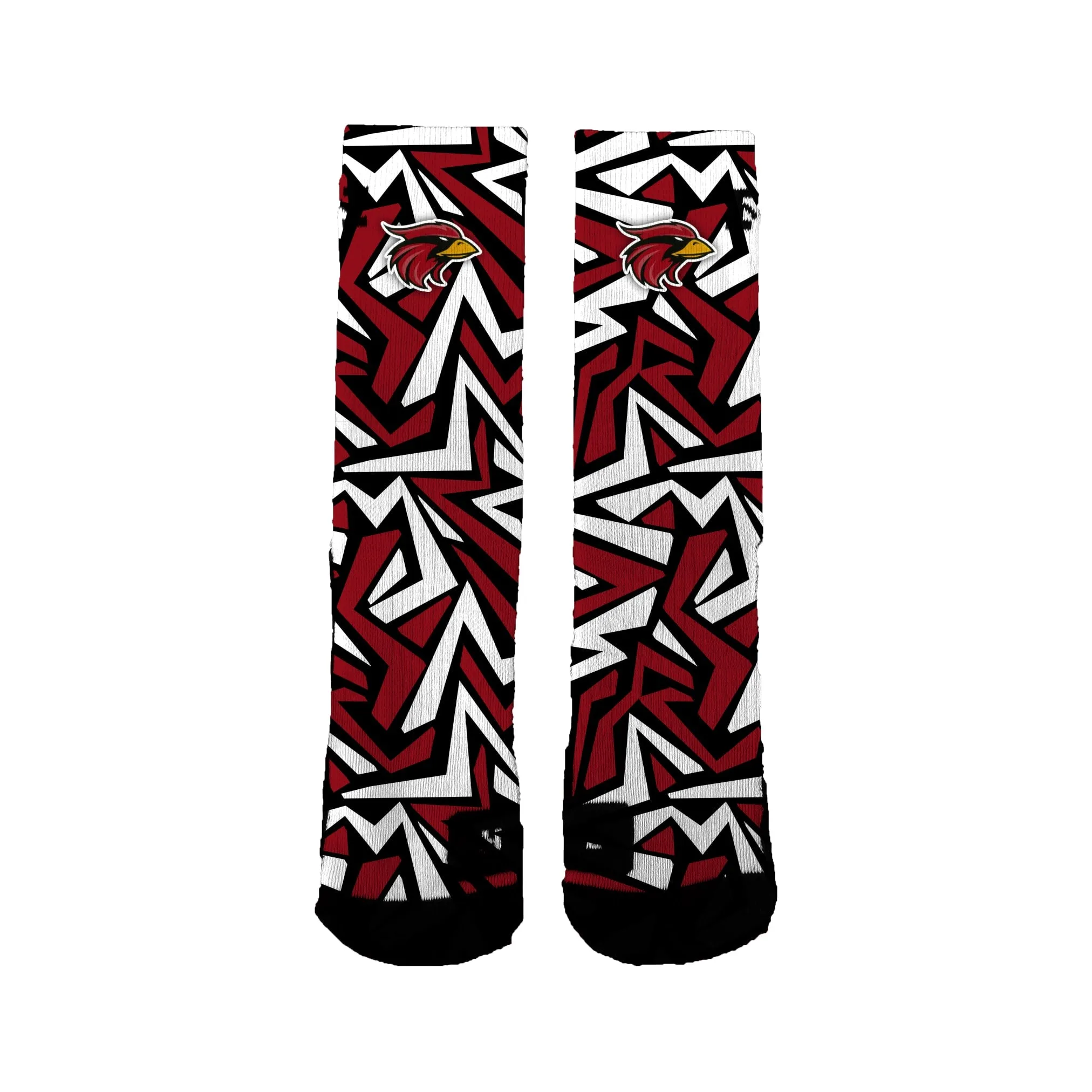 Corona Cardinals Maze Socks