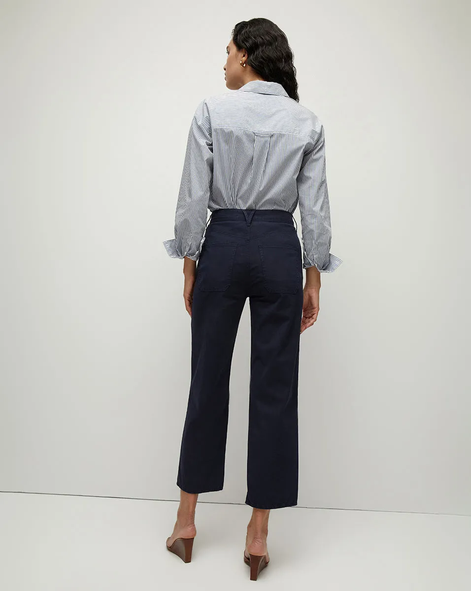 Crosbie Cropped Wide-Leg Pant