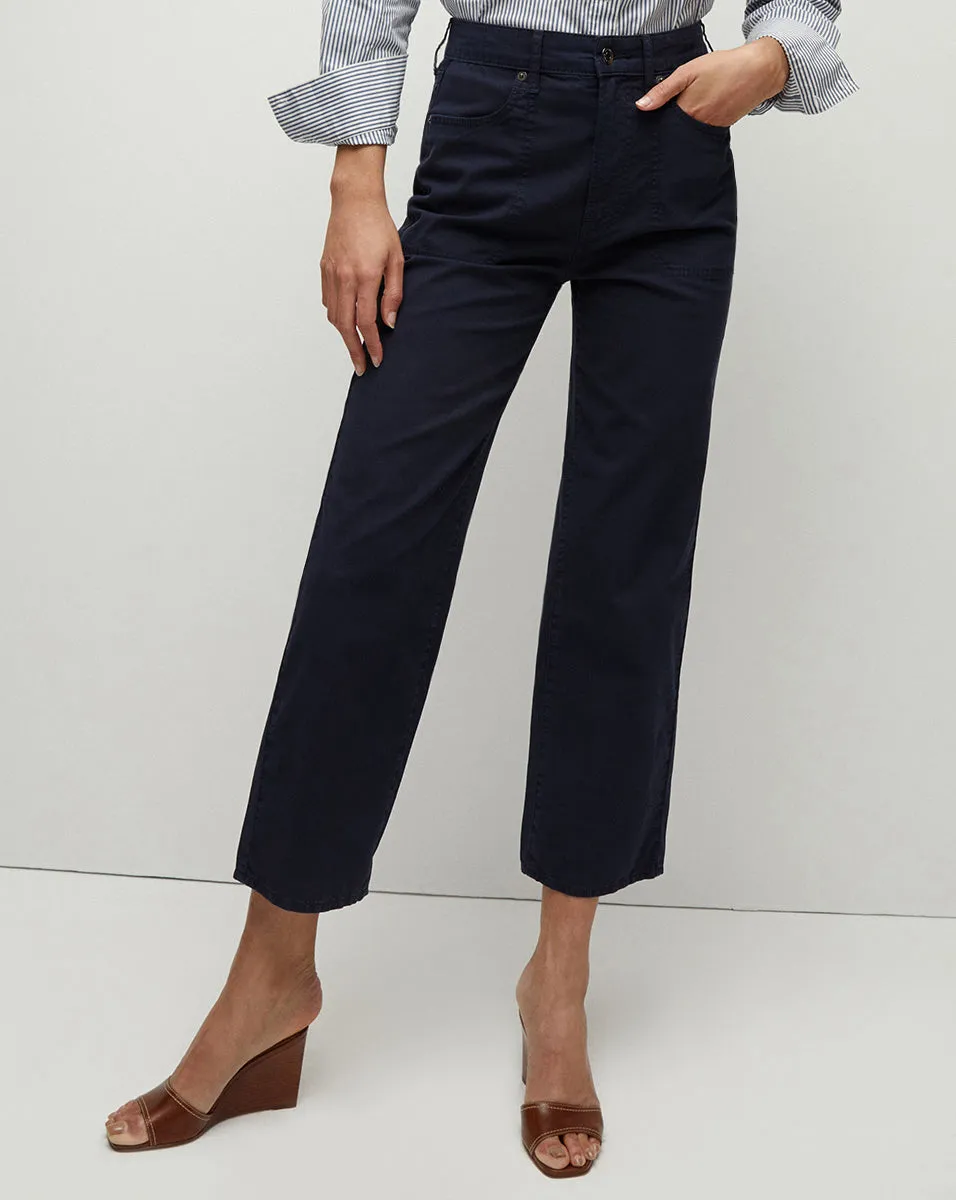 Crosbie Cropped Wide-Leg Pant