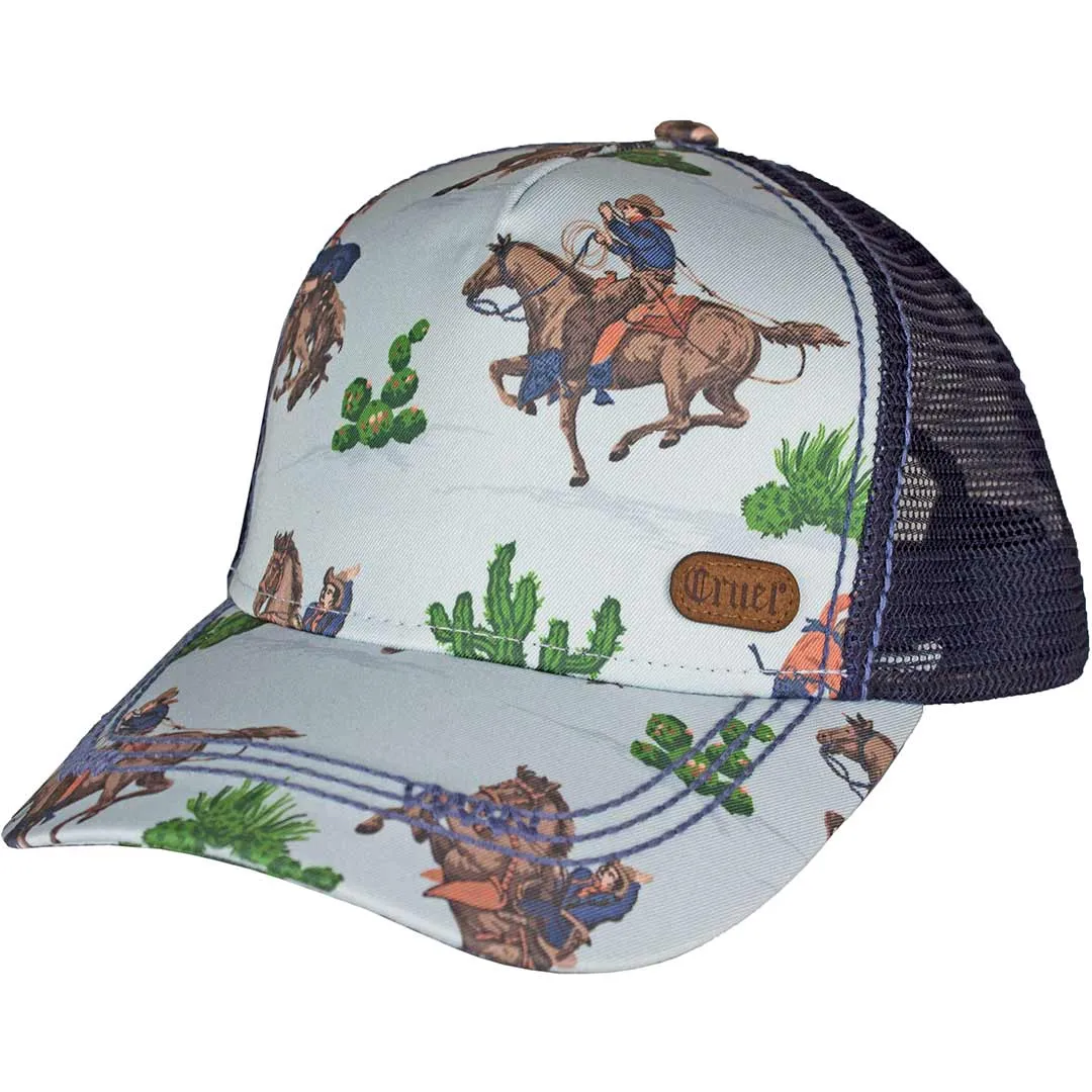 Cruel Denim Women's Horse Print Snap Back Cap