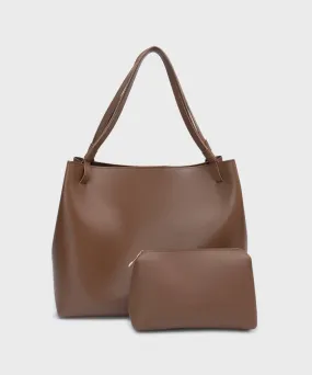 Faux Leather Tote Bag