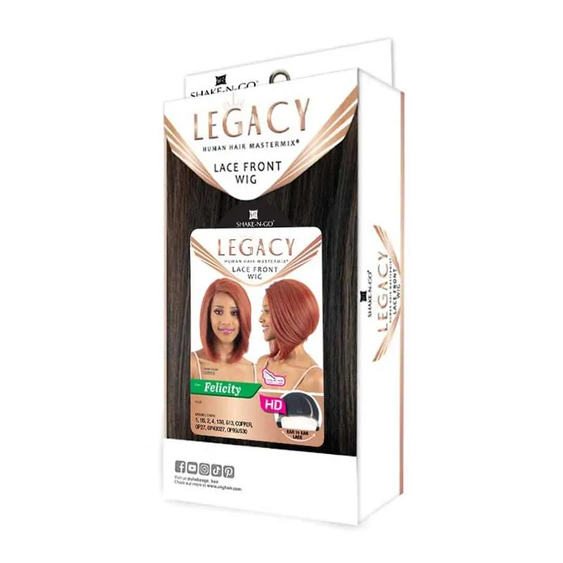 FELICITY | Shake N Go Legacy Human Hair Blend HD Lace Front Wig