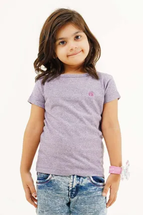 Girl's Short Sleeves Crew Neck