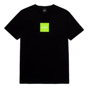 HUF ESSENTIALS BOX LOGO S/S TEE-BLACK