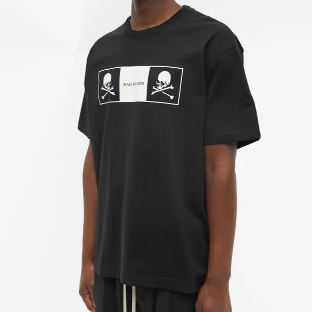 Mastermind Box Logo Skull Tee Black