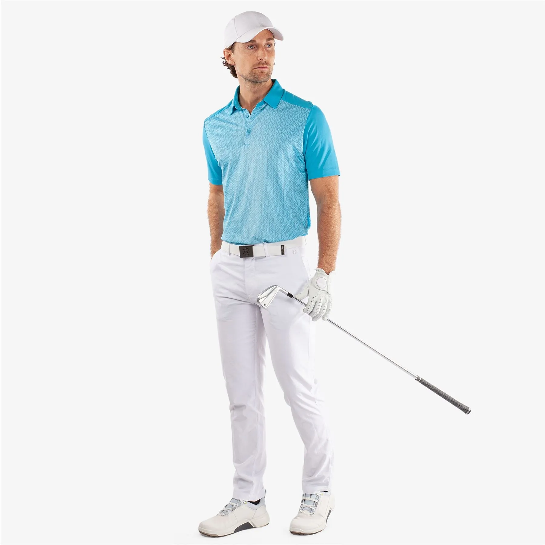 Mile Ventil8  Polo Aqua/White - SS24