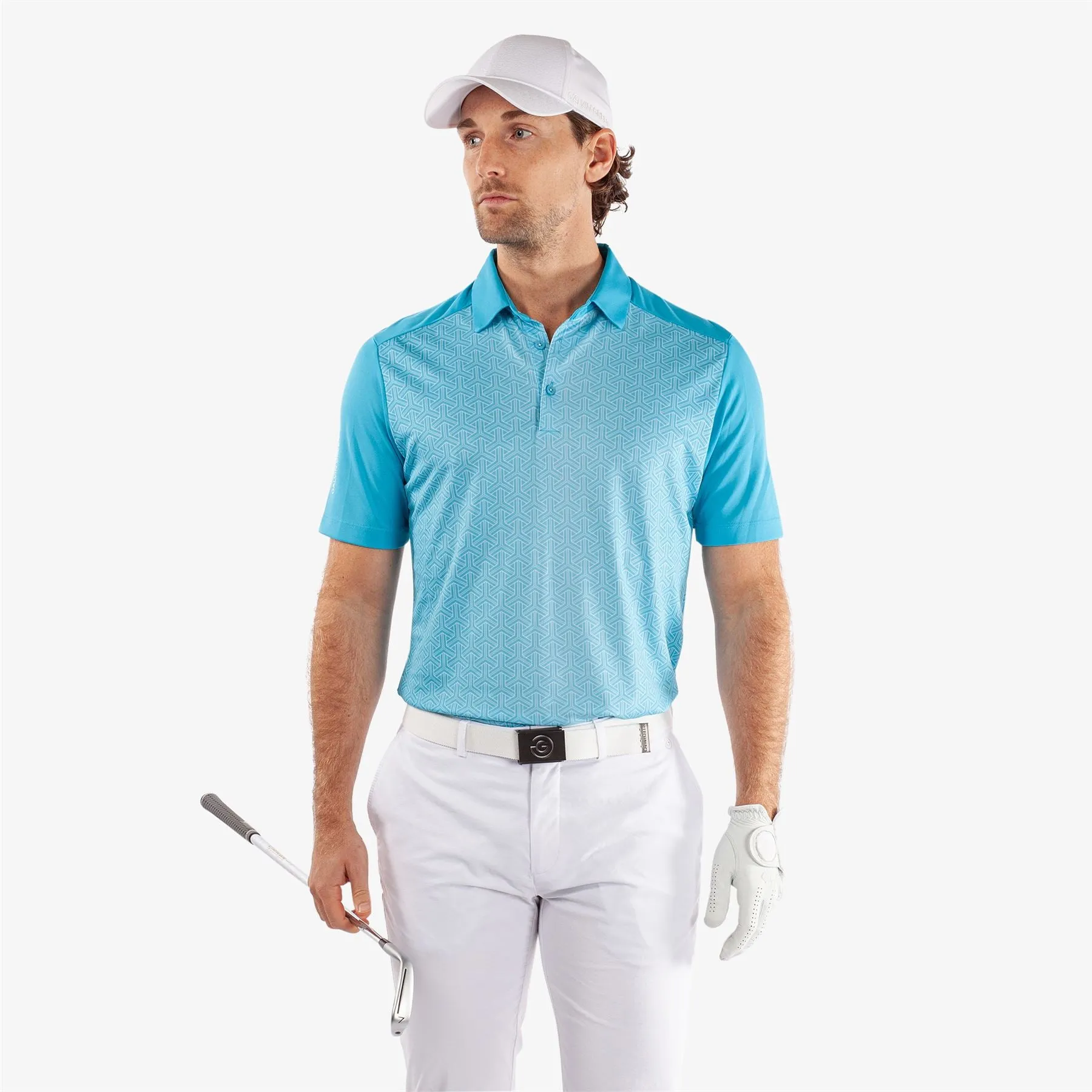 Mile Ventil8  Polo Aqua/White - SS24