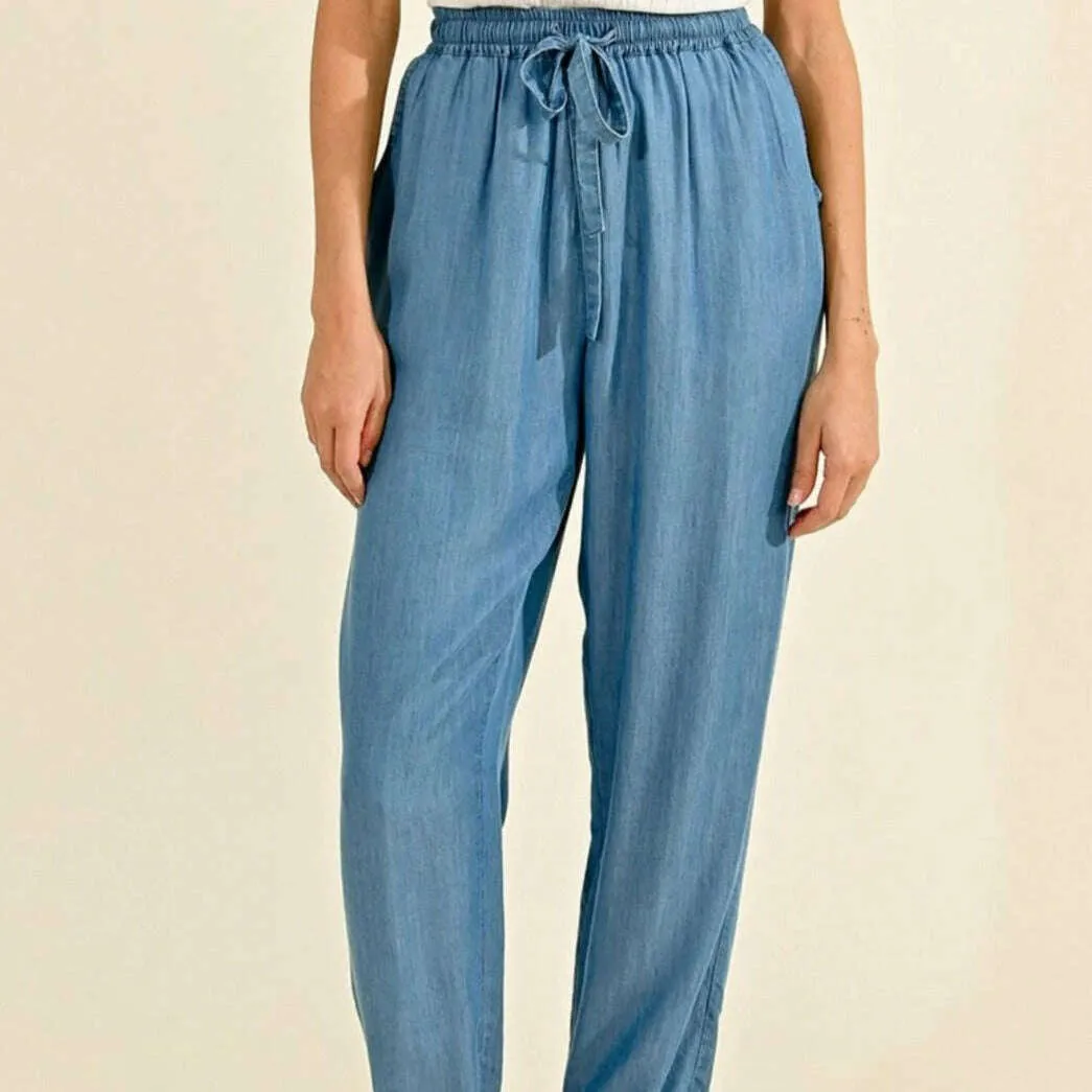 Molly Bracken - Lyocell Tapered Leg Pant