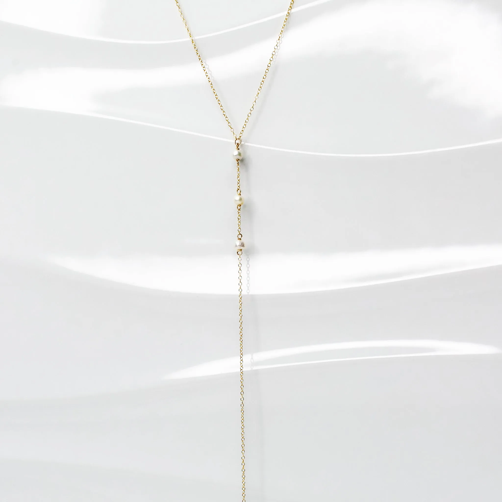 Naya Freshwater Pearl Y-Necklace