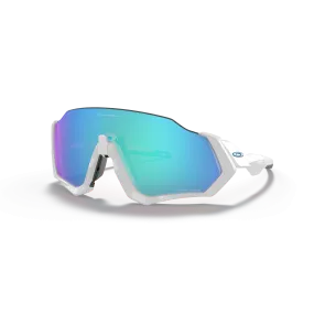 Oakley Flight Jacket Prizm Sapphire Lenses Matte White Frame