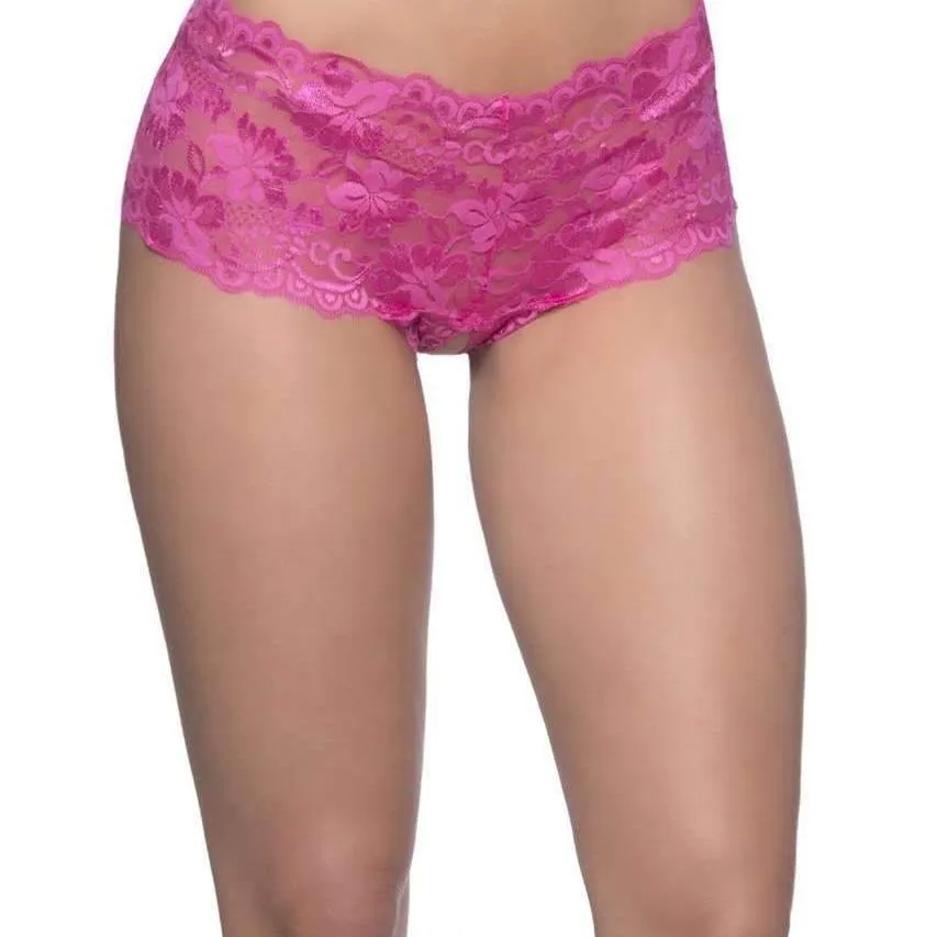 Oh la la Cherie Good Night Kiss Crotchless Boyshort 2025