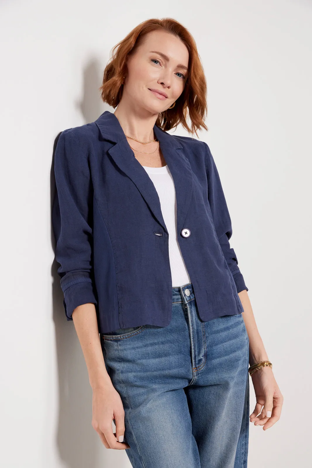 Pearson Ribbed Mix Blazer