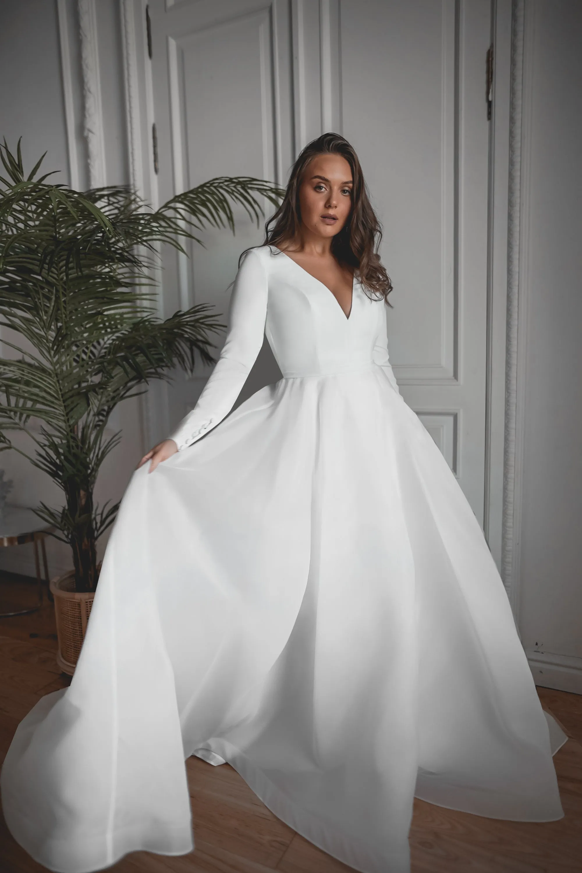 Plus Size Organza Wedding Dress Tayra