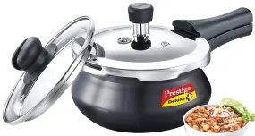 Prestige Deluxe Duo Plus Induction Base Aluminium Pressure Cooker