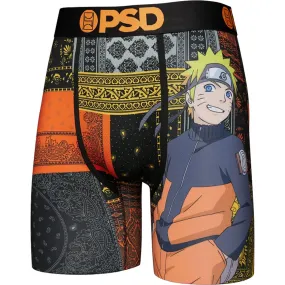 PSD Naruto Patches Boxer Men's Bottom Underwear (Refurbished, Without Tags)