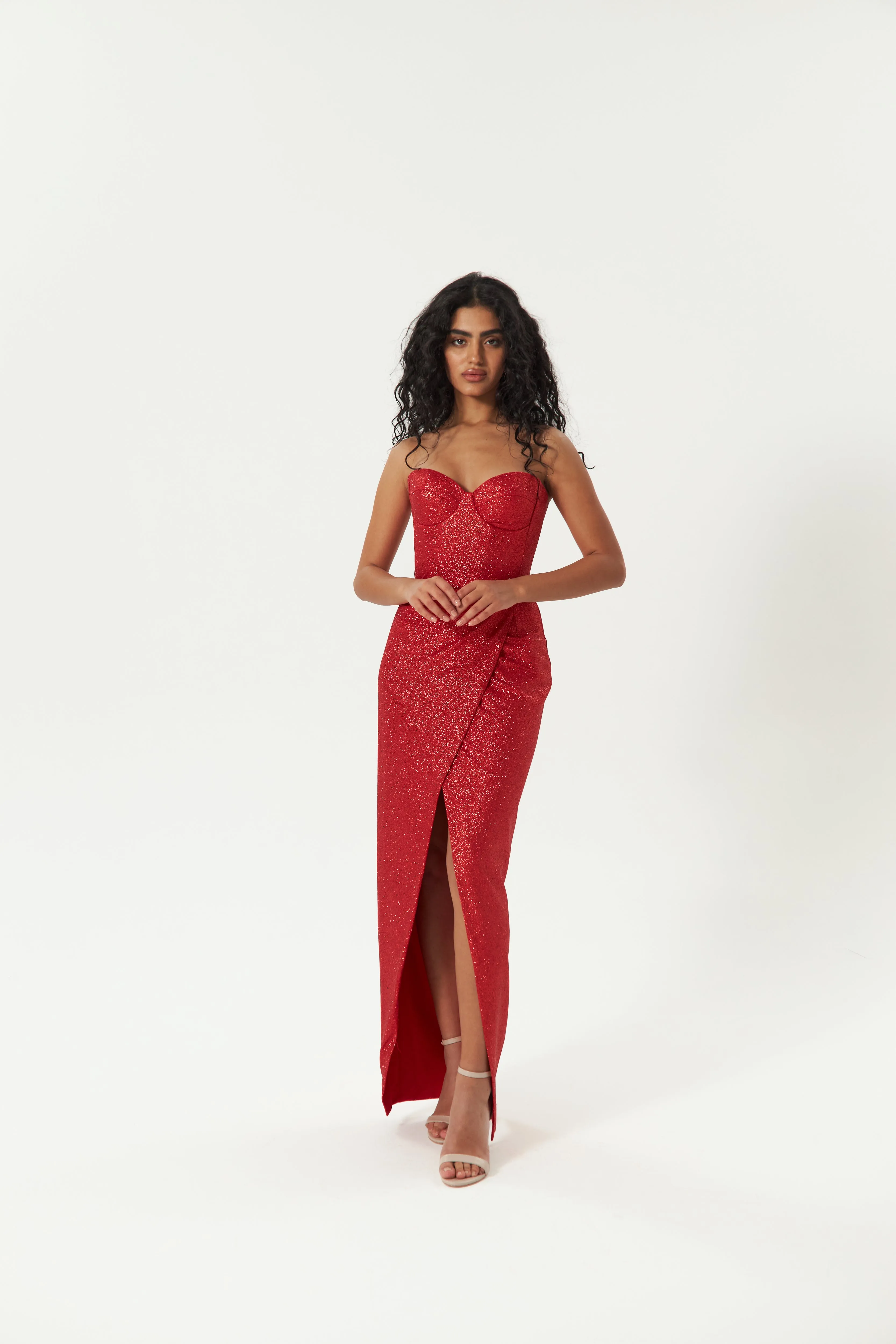 Red Sparkly Cocktail Dress Madonna