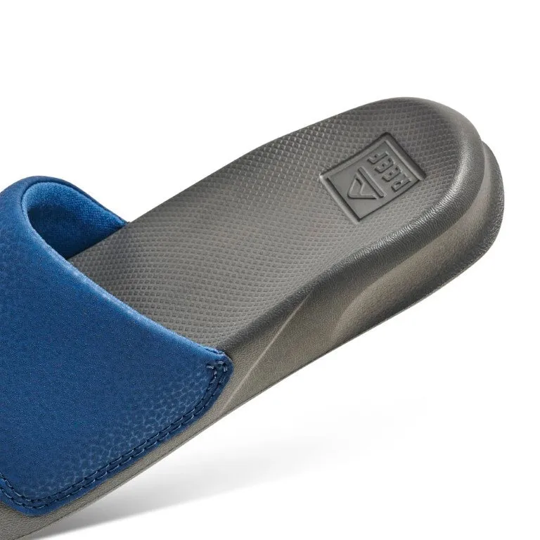 Reef Kids One Slide Grey Blue   