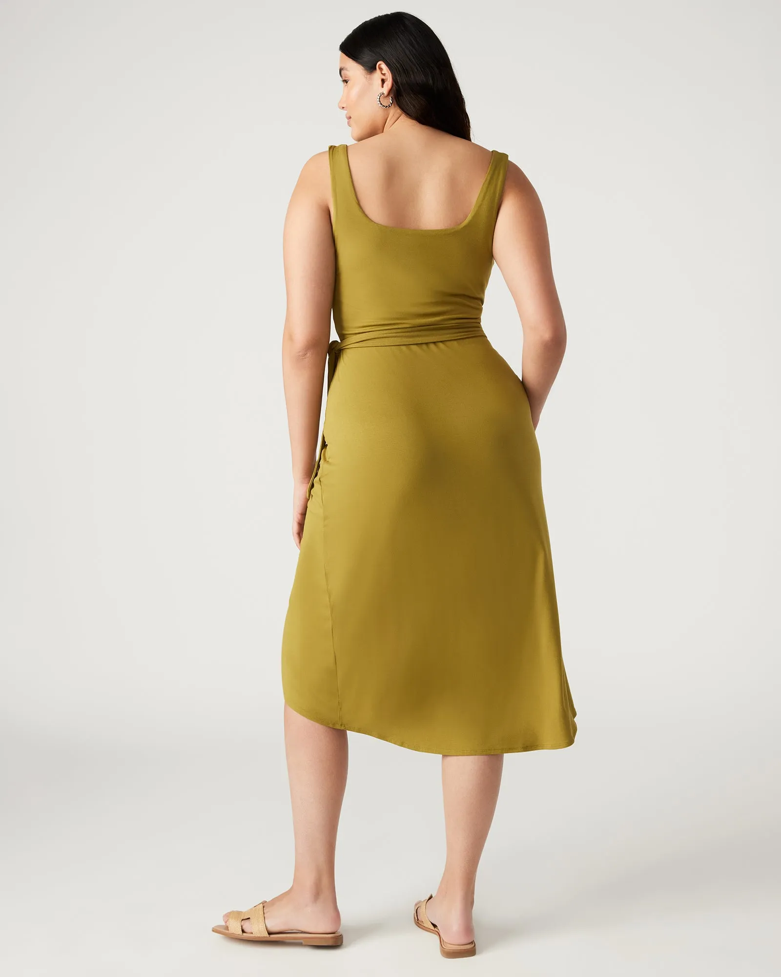 RHEA DRESS OLIVE