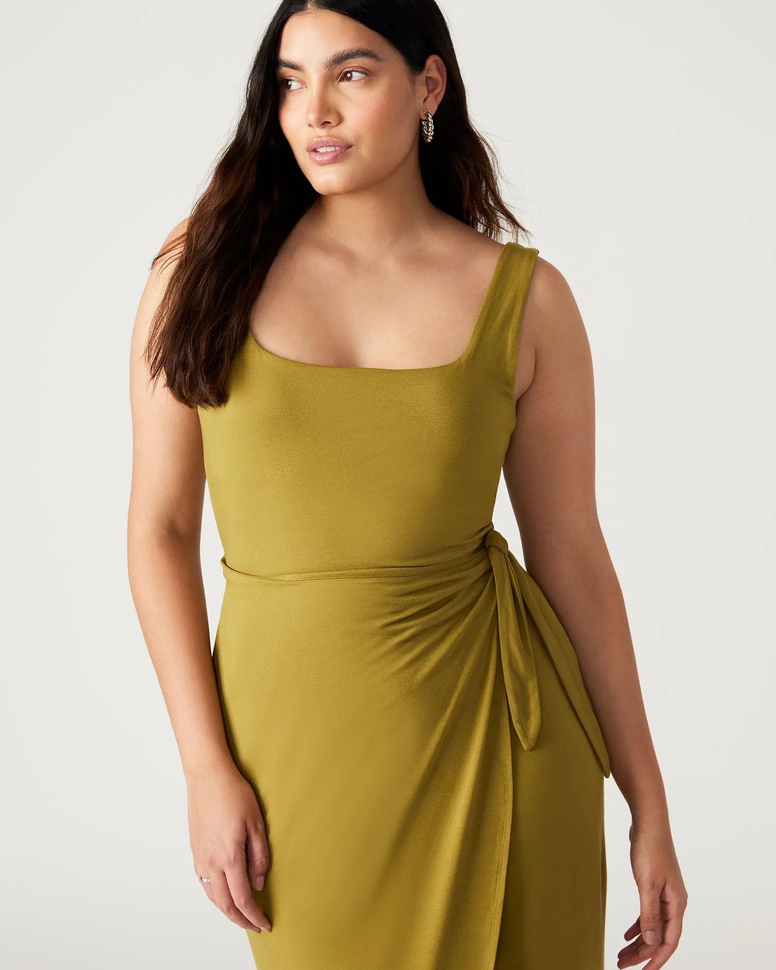 RHEA DRESS OLIVE